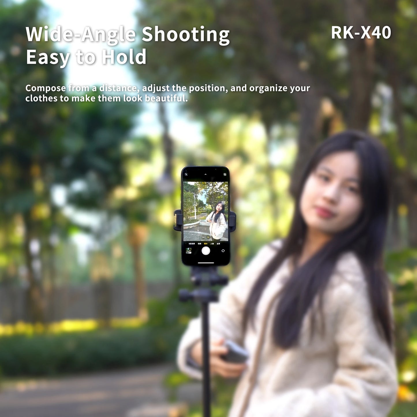 Mobile screen splitter selfie wireless display screen long-distance transmission monitor synchronized live broadcast Vlog screen