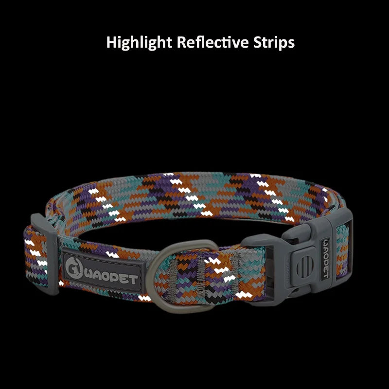 Reflective Dog Collar & Leash Set - Adjustable – photo 4