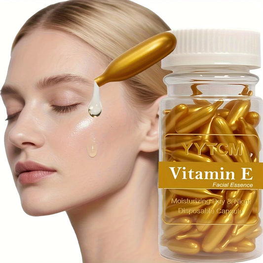 Vitamin E Face Serum Capsules – Single-Use Moisturizing Oil