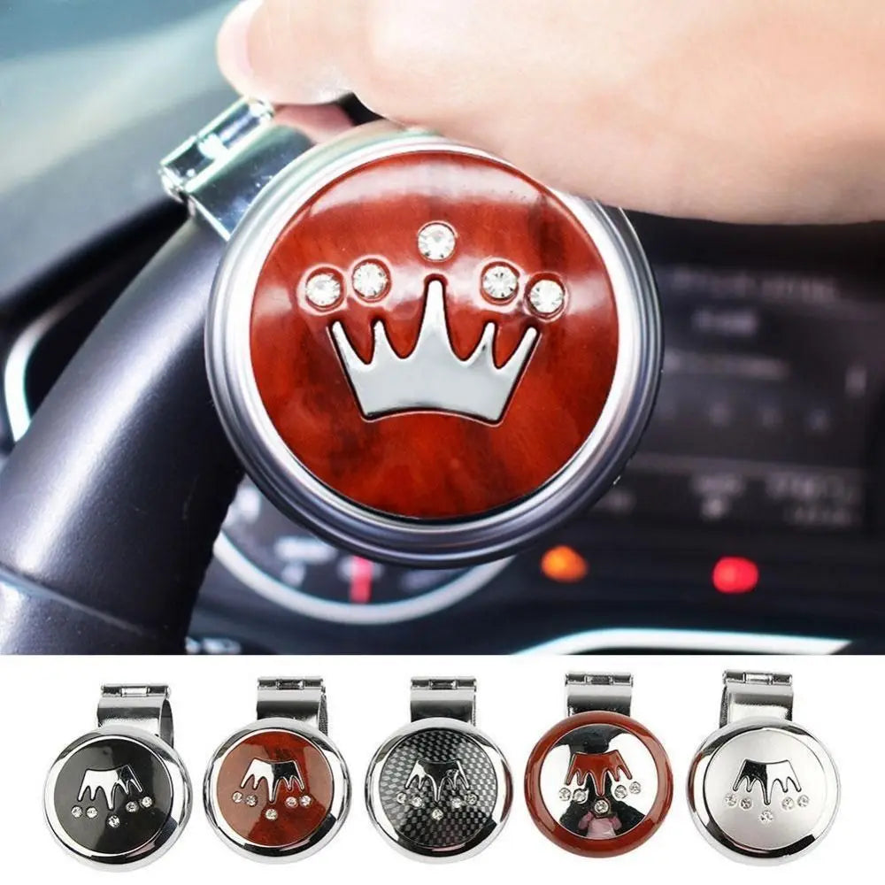 Steering Wheel Spinner Knob, 360° Rotation Anti-Slip Ball