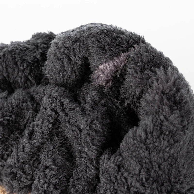 Thick Knit Beanie, Unisex Winter Skullcap