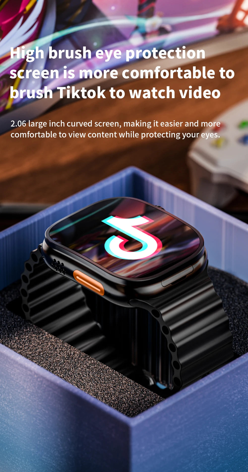 JC02 Pro 5G Smartwatch 2.29inch Amoled Curved Display S10 Ultra Smart Watch With Rotary Camera GPS WIFI NFC Compass Video Call