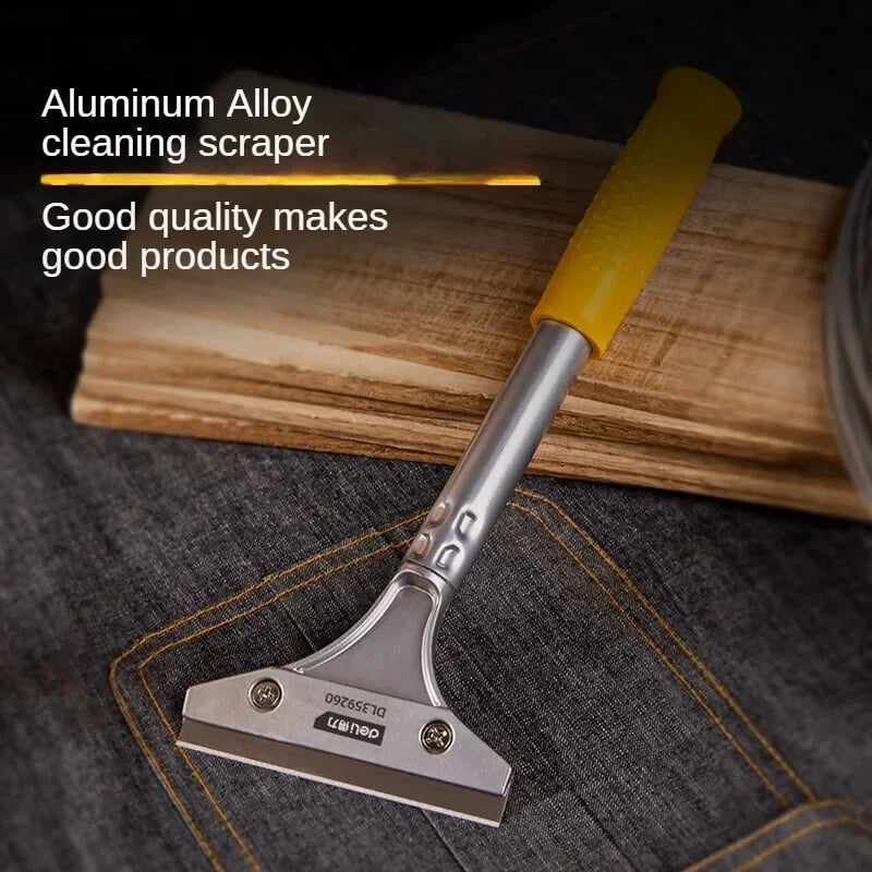 Deli Portable Cleaning Knife Cleaning Shovel Cutter Glass Floor Tiles Scraper Blade Seam Removal Household Kitchen Hand Tool