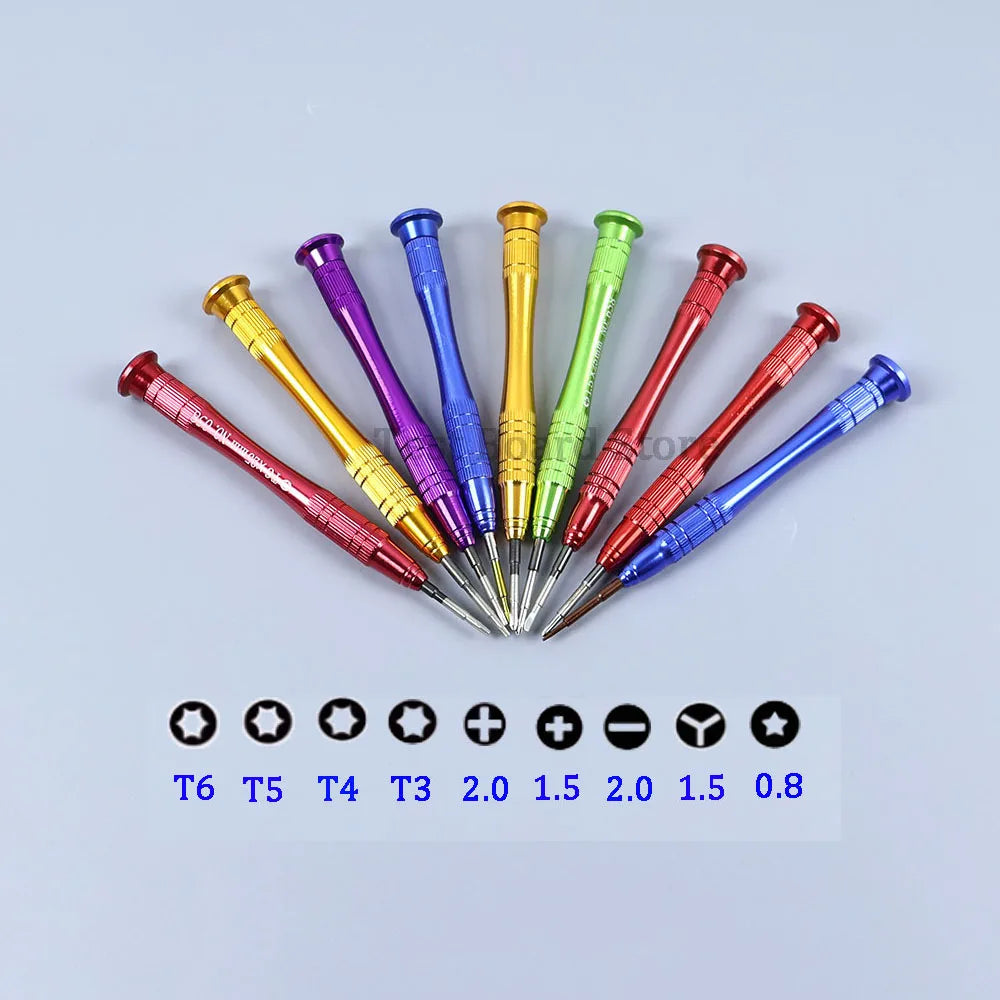 Magnetic Screwdrivers Screw Pickers DIY Phone Disassembly Tool Phillips 1.5mm Slotted 2.0mm Torx Pentalobe Y type T3 T4 T5 T6