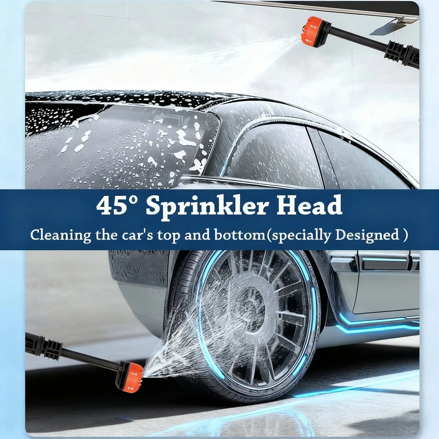 Cordless Portable Pressure Washer — High-Pressure Car & Garden Spray Gun Kit