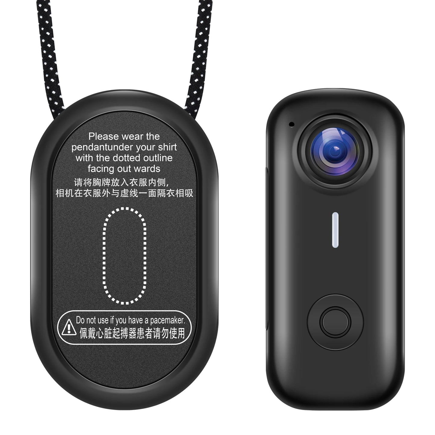 Magnetic Wearable Action Camera — 1080P WiFi Night Vision Body Cam