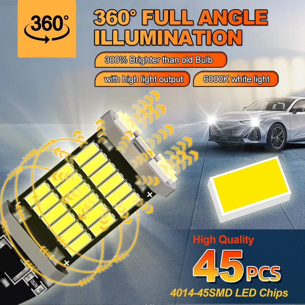 LED Backup / Reverse Lights 6000K, CANbus (2-Pack) — Chevrolet Silverado (2014–2023)