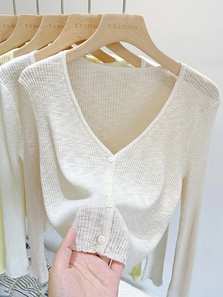 Women's Sun-Protection Cardigan — Lightweight Ice Silk