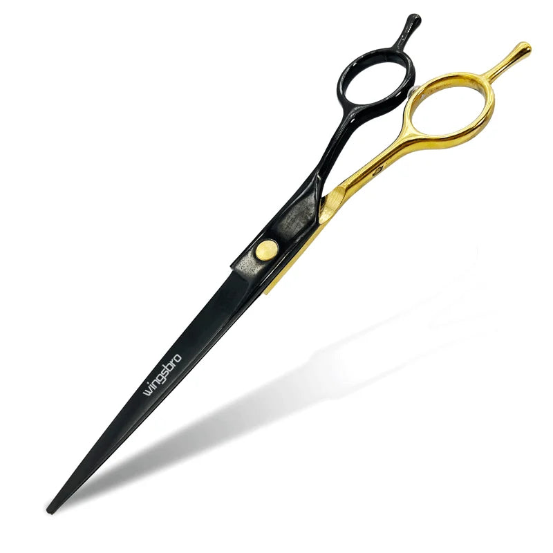 7-Inch Curved Pet Grooming Scissors - Left & Right Hand