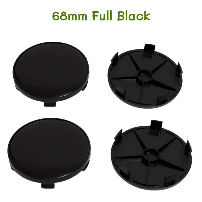 4 pcs Auto Wheel Center Cap 50mm 56mm 60mm 65mm 68mm No Logo Badge Blank Hubcap For Kia Car Rim Tire Decorative Dust-proof Cover