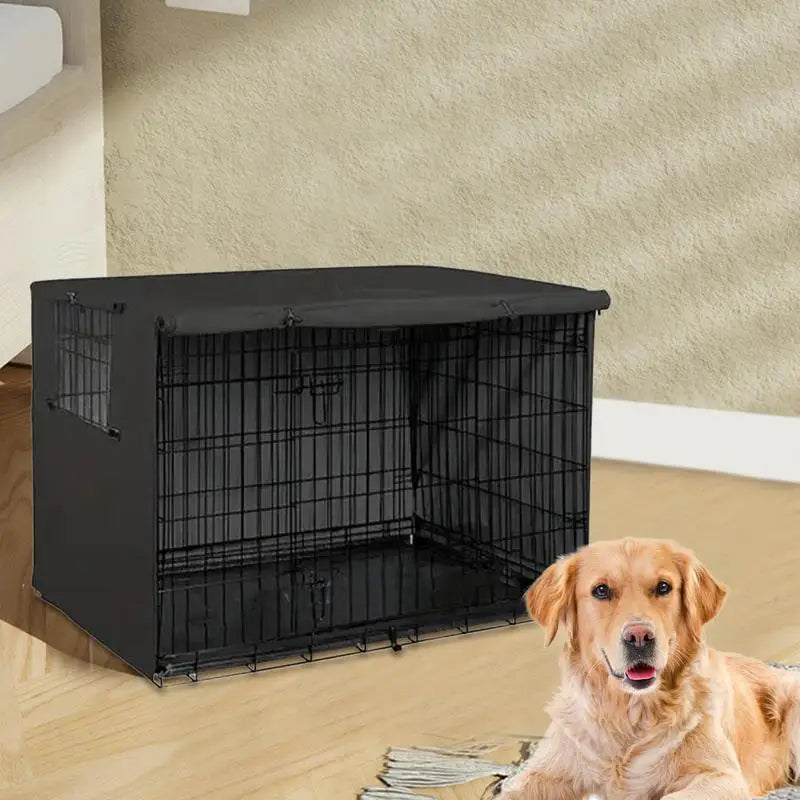 Waterproof Oxford Kennel Cover - Universal Crate Fit – photo 3