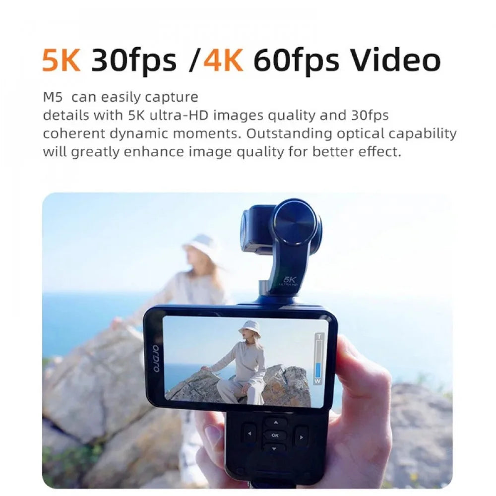 4K Handheld Pocket Gimbal Camcorder — Stabilised Vlog Camera