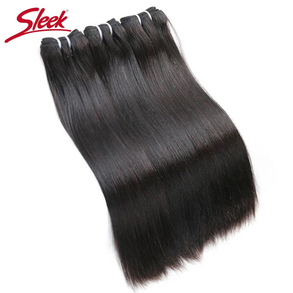 Sleek Brazilian Straight Hair Double Drawn Natural  Human Hair Weave Bundles Remy  Honey Blonde 613 6# 8# Human Hair Bundle