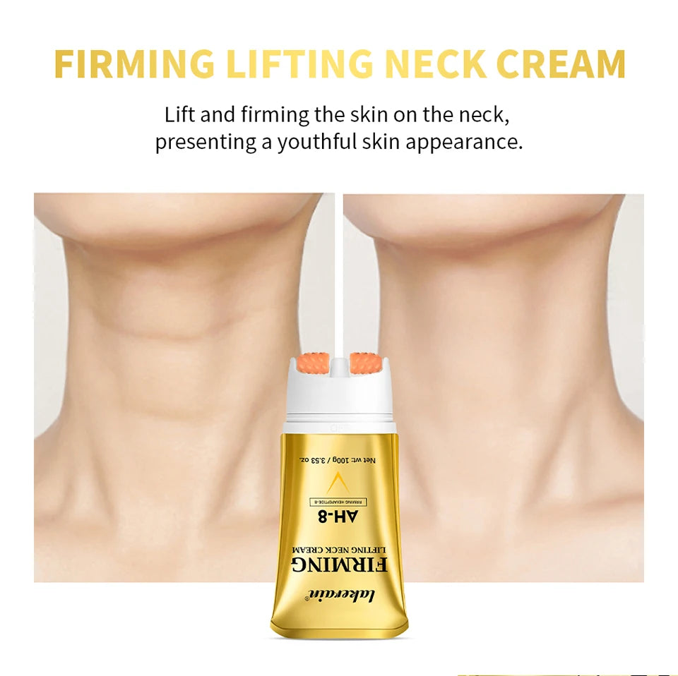 AH-8 Firming Non-Sticky Neck Cream deeply moisturizes, smoothes and refines the skin with a light texture neck cream.