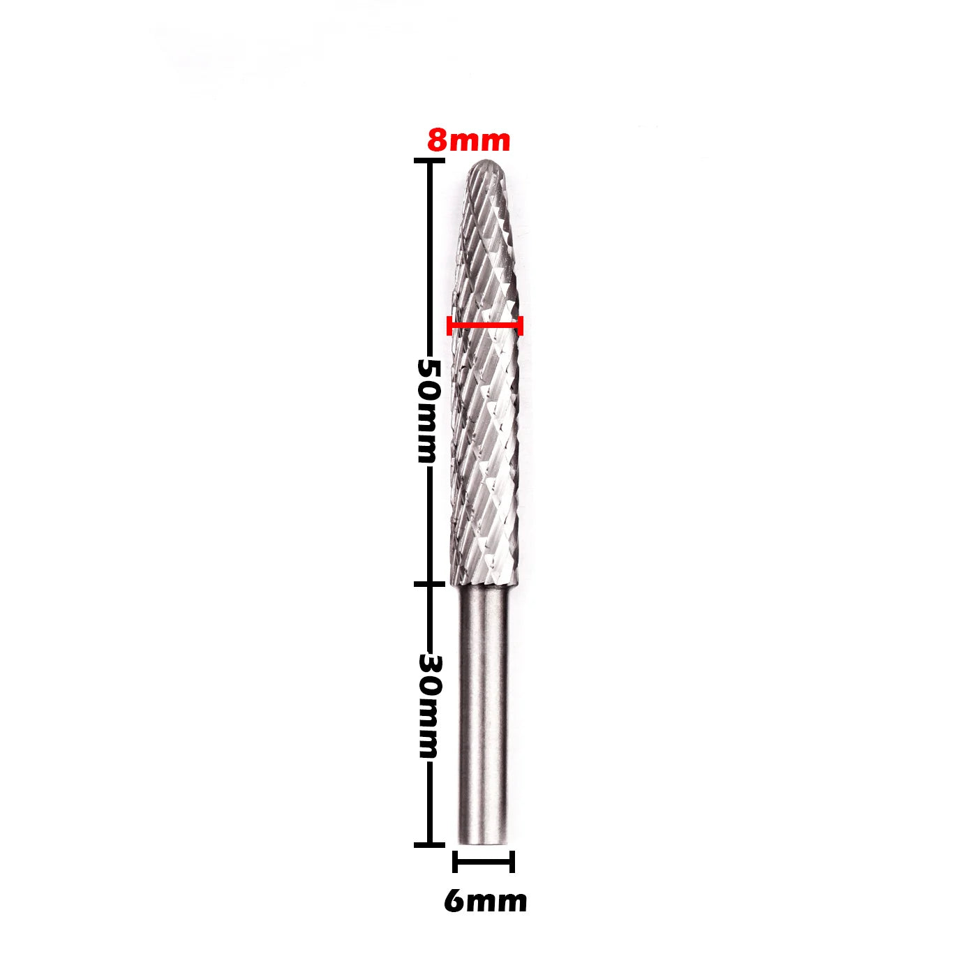 1PC Rotary Burr Cutter High Speed Steel Rotary Bur Cutter File Milling Cutter Drill Bit Engraving Bits Milling For Rotary Tool