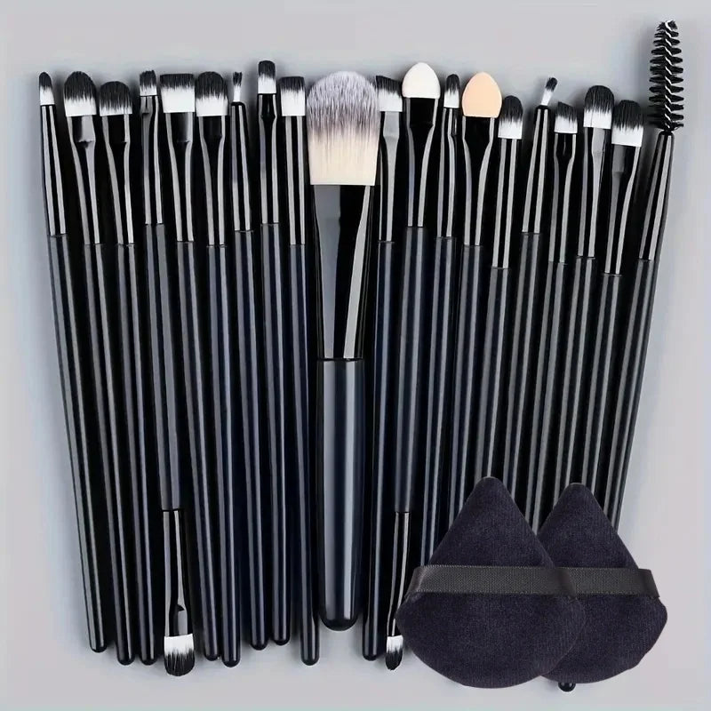 Makeup Brush Set 20Pcs Kit Soft Fluffy Eye Shadow Brushes Cosmetic Foundation Powder Highlighter Blending Beauty Tool Beginners