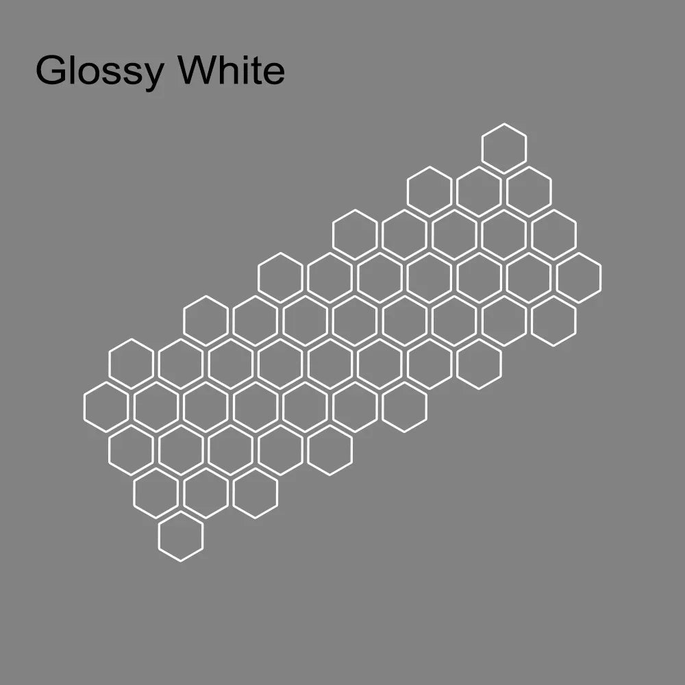 Honeycomb Side Graphic Car Decal — Vinyl Tuning Sticker, Universal