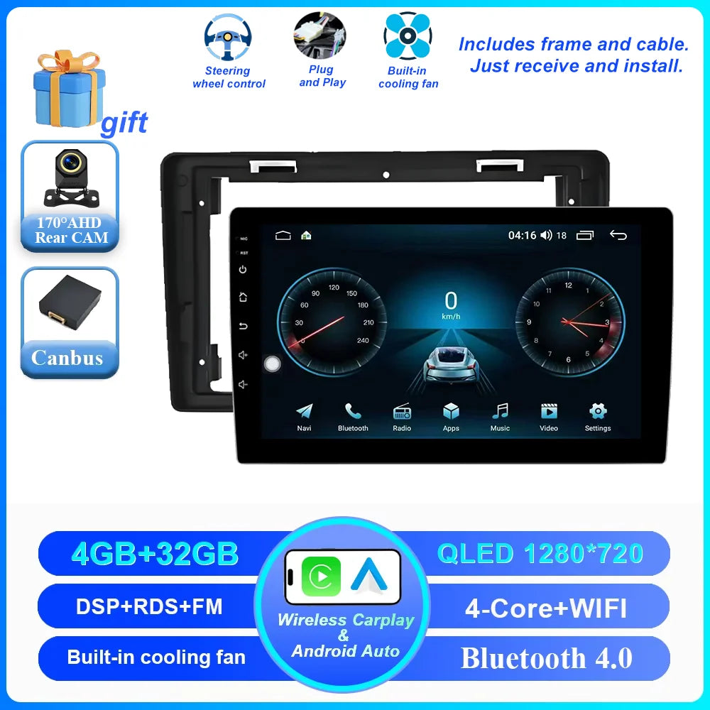 Car Android 15 Radio Stereo For Citroen Berlingo B9 Peugeot Partner 2008 - 2019 wireless CarPlay Android Auto No 2 din 2din DVD
