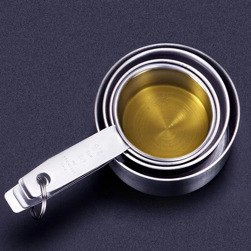 Stainless Steel Measuring Cups & Spoons Set - 8 to 11 Pieces - photo 6