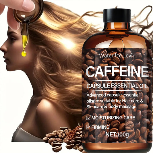 Caffeine Hair Oil Essence 100ml - Soft, Shiny Finish for Dry Hair