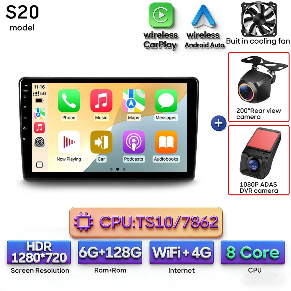 For Citroen C4 Grand Picasso 2006 - 2013 Car Multimedia Player Android 16 Radio Carplay Auto 2din GPS Navigation Stereo Video