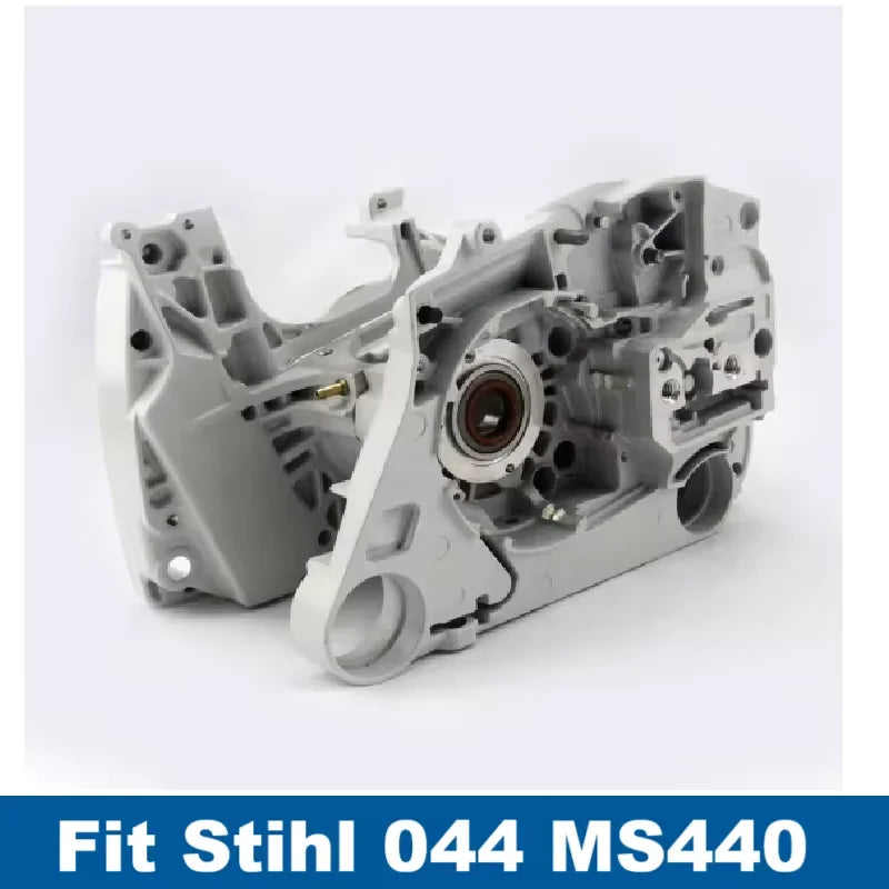 MS440 Chainsaw Engine Rebuild 50mm Piston Seal Bearing Kit Crankcase Crankshaft Fuel Oil Tank Housing For Stihl 044 MS440