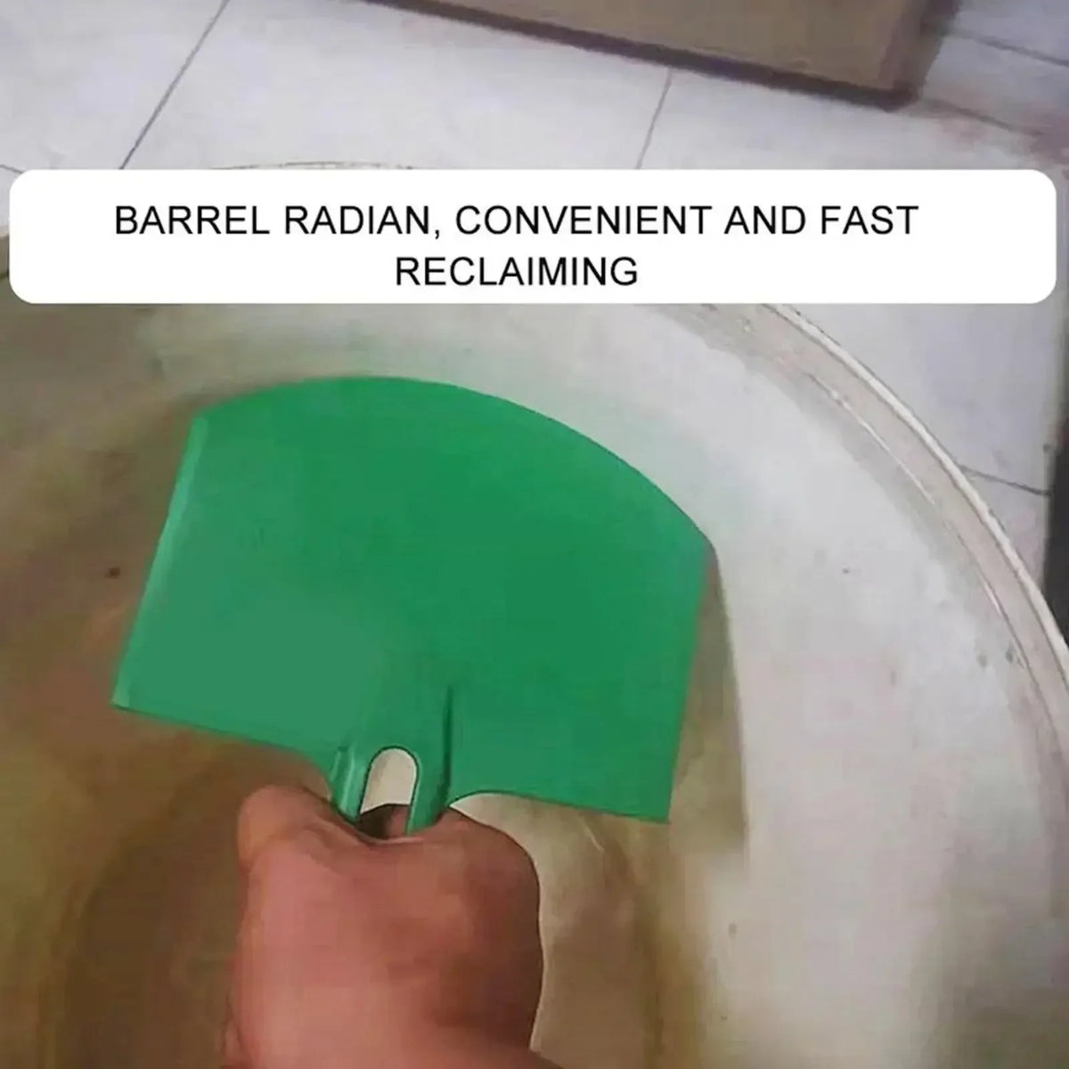 Curved Plastic Putty Knife Scraper for Drywall and Plaster