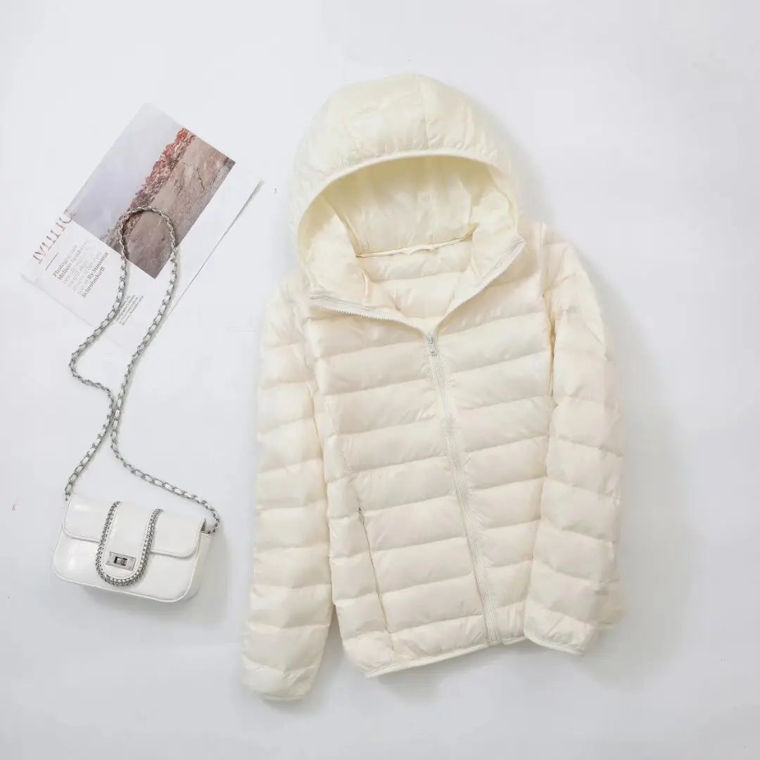 Women's Packable Hooded Puffer Jacket - Plus Size Lightweight Coat - photo 15