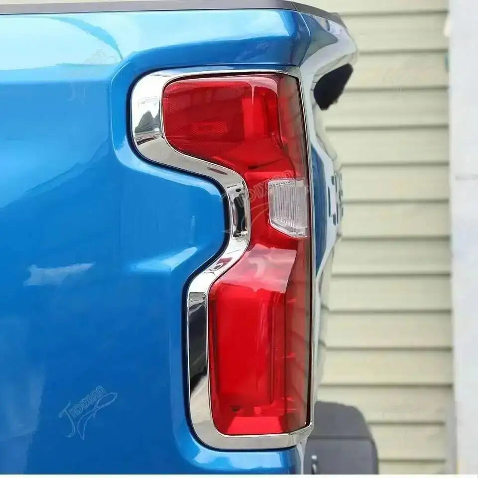 JIDIXIAN Car Rear Tail Light Lamp Taillight Decoration Cover for Chevrolet Silverado 2019 2020 2021 2022 2023 2024 2025 2026