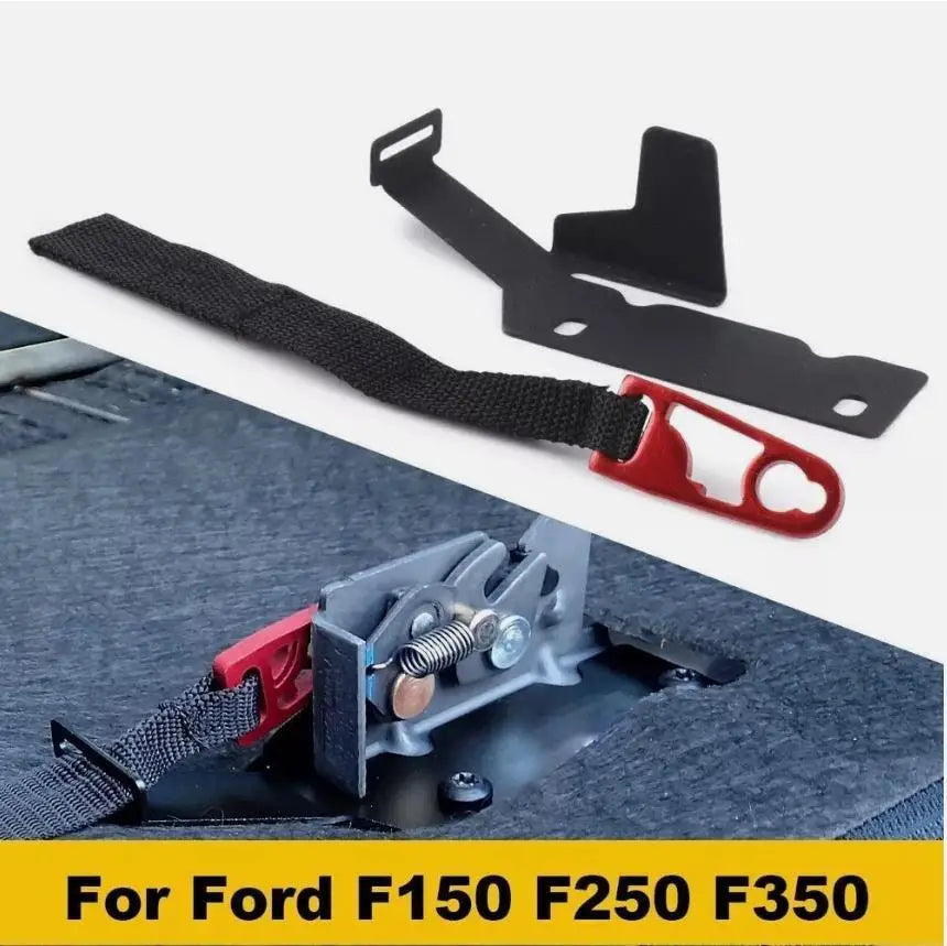 2PCS Car Rear Seat Quick Latch Release Kit Rear Seat Release Band Latch Kit Replacement 2810547 For Ford F150 F250 F350