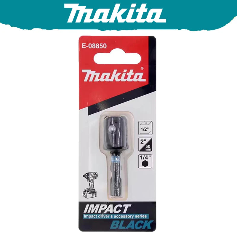 Makita Impact Black Magnetic Sleeve Series Hexagonal Handle Adapter Drill Drive Bit Tool Accessories