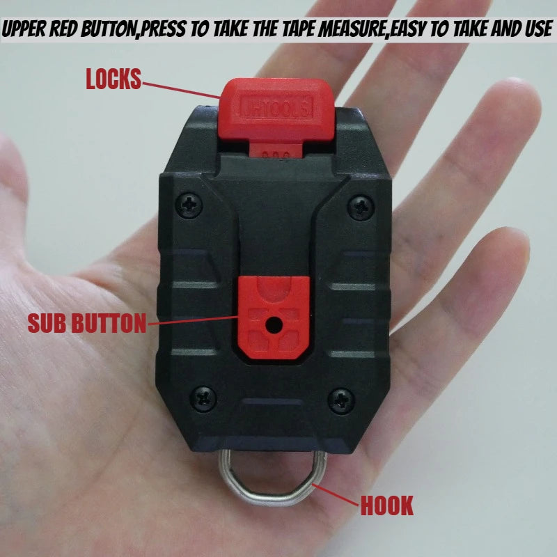 NEW Universal Tape Measure Quick-hanging Belt Clip for Tajima Milwaukee Digital Measuring Tape Laser Man Gift