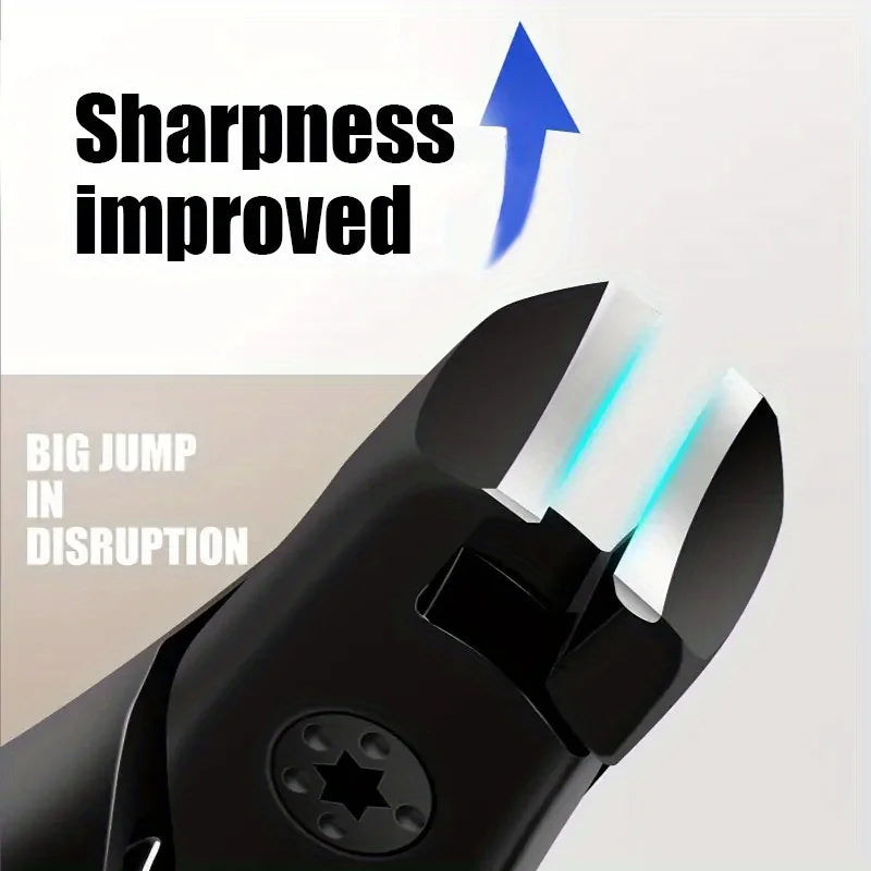3PCS Nail Clippers Nail Clipper Toenail Clipper Set, Stainless Steel Manicure Set for Thick And Hard Fingernails Toenails
