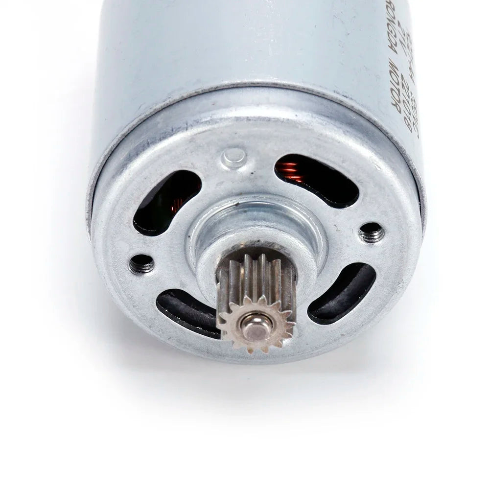 21V Motor Brushed 14 Teeth DC ELectric Motor Suitable for 4/6 inch Cordless Mini Logging Saw Chainsaw Power Tool Accessories