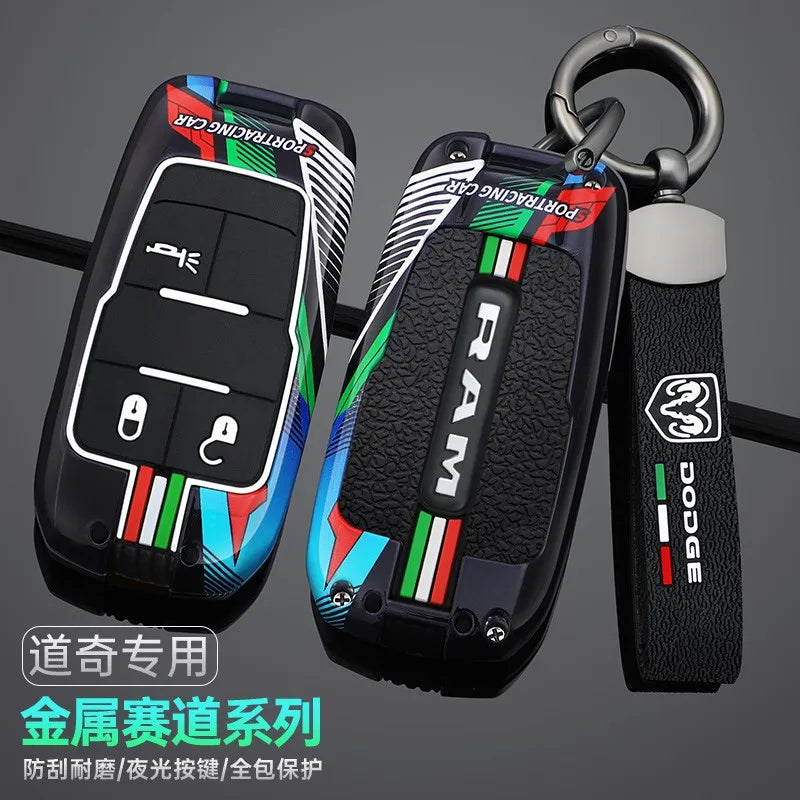 Zinc Alloy Key Fob Case Cover - Dodge RAM 1500-5500, TRX, Rebel