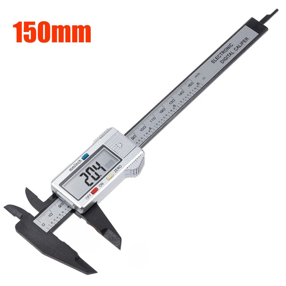 150mm Electronic Digital Caliper 100mm  0.1mm Measuring Tool Vernier Micrometer Measuring Tool Depth Gauge Instrument Pachometer