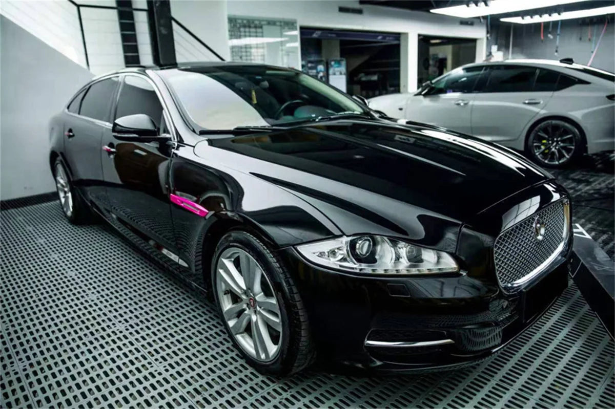 30X152cm Car Stickers Glossy Black Vinyl Car Wraps Film Air Release Channels for Vehicle Motorcycle Bicycle