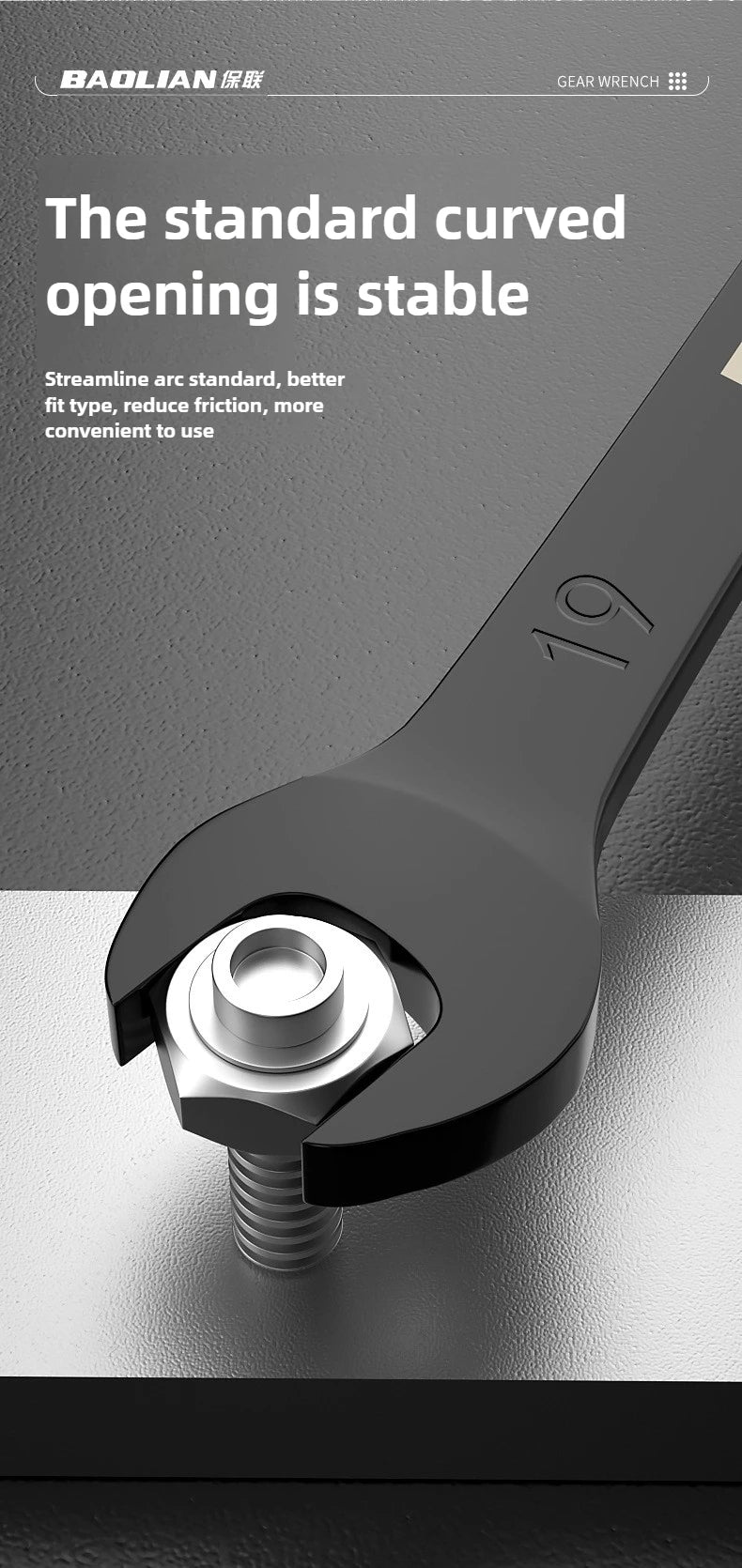 6-10MM Open-End Dual-Purpose Ratchet Spanner Combination Wrench Universal Bicycle Motorcycle Car Repair Tool