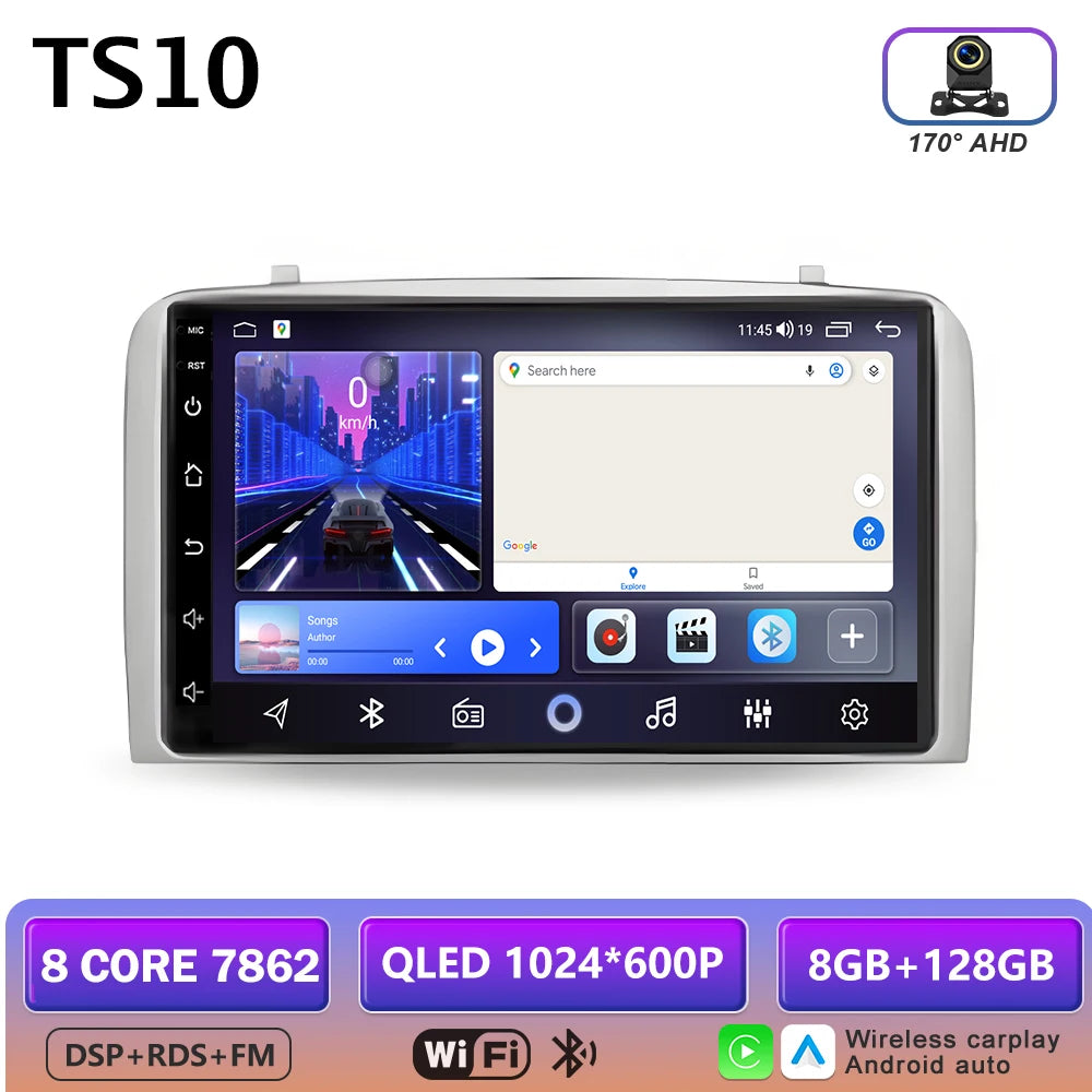 Bluetooth Android Car Stereo Screen For Alfa Romeo 147 2000 - 2010 7 Inch Car Radio Multimedia Player GPS Aotoradio Carplay Auto