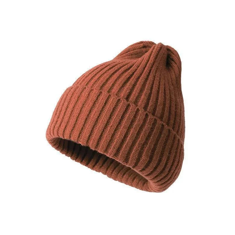 Unisex Crochet Knit Beanie - Solid Color Winter Hat for All Ages - photo 10