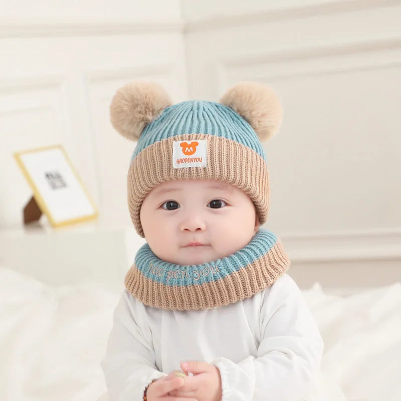 Baby Bear Knit Hat & Scarf Set - Crochet Winter Bonnet for Toddlers - photo 9
