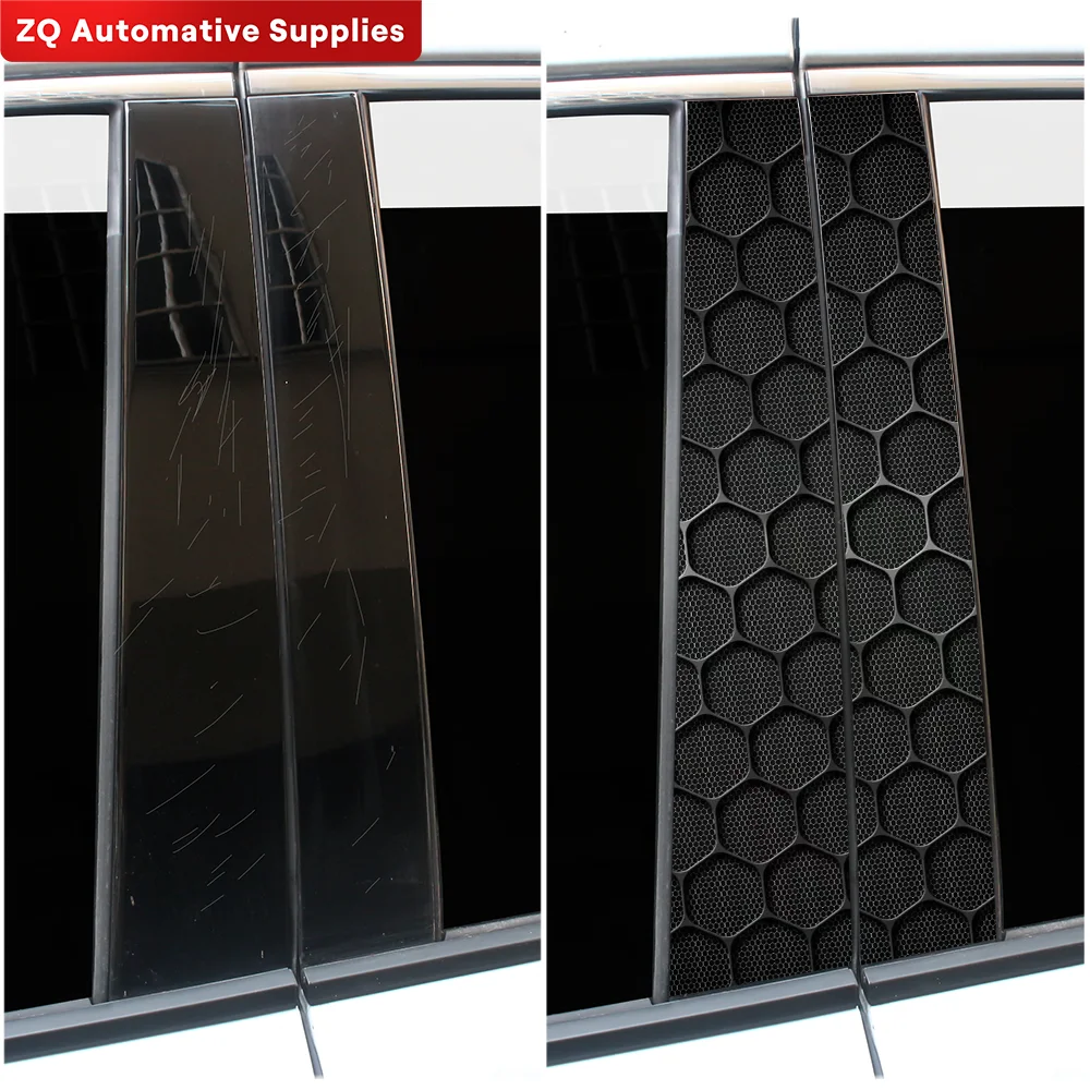 Honeycomb Car Stickers Auto B Pillar Waterproof Funny Decoration Cover Scratches Sunscreen Car Doors Pillar Vinyl Decals