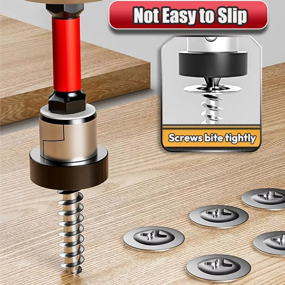 Magnetic Screwdriver Bit Set 12 Pc, S2 Steel Anti-Slip Impact