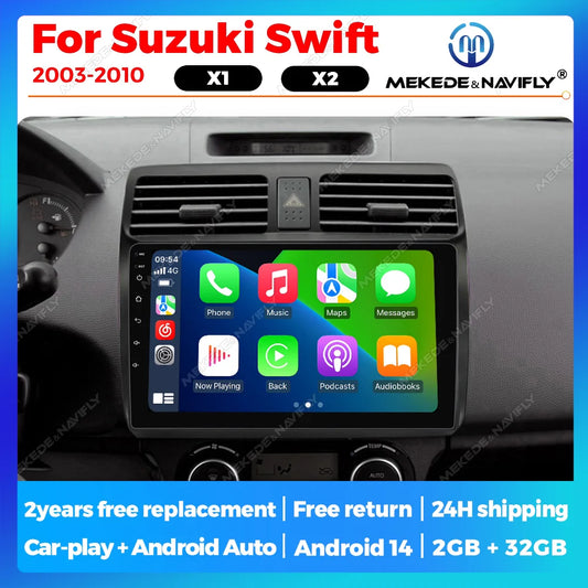 Car Stereo with Apple CarPlay & Android Auto, Compatible with Suzuki Swift