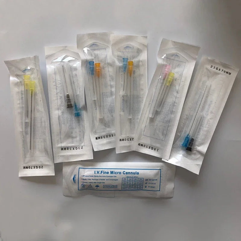 Korea Disposable Sterile Micro Blunt 14G 18G 22G 25G 27G 30G 50mm 70mm Fine Blunt Cannula for filler Beauty Tools
