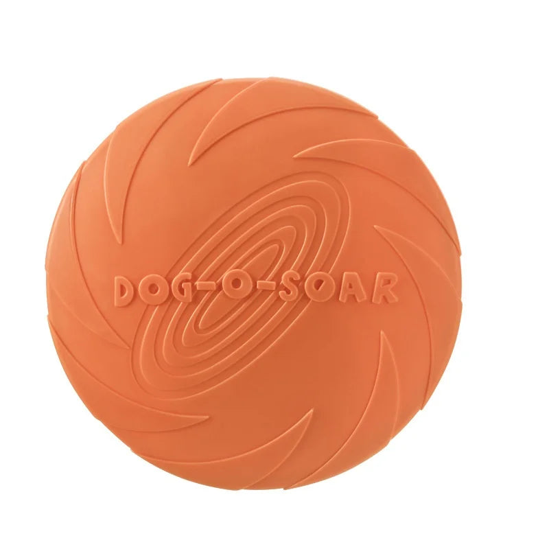 Soft Silicone Flying Disc Dog Toy for Fetch and Training