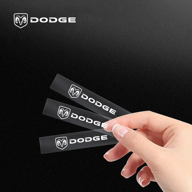 Wheel &amp; Body Emblem Decal Stickers - Dodge RAM, Charger, Challenger, Durango