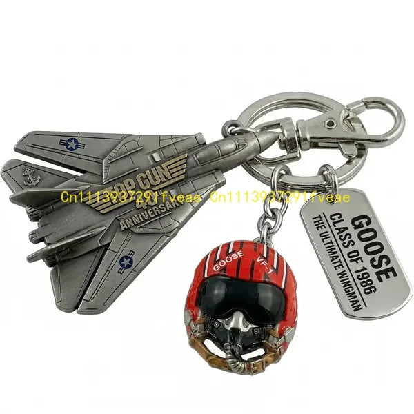 Top Gun 40th Anniversary Keychain,Top Gun 40th Anniversary Keychain Pilot Duck 2026 Movie Inspired Collectible Gift