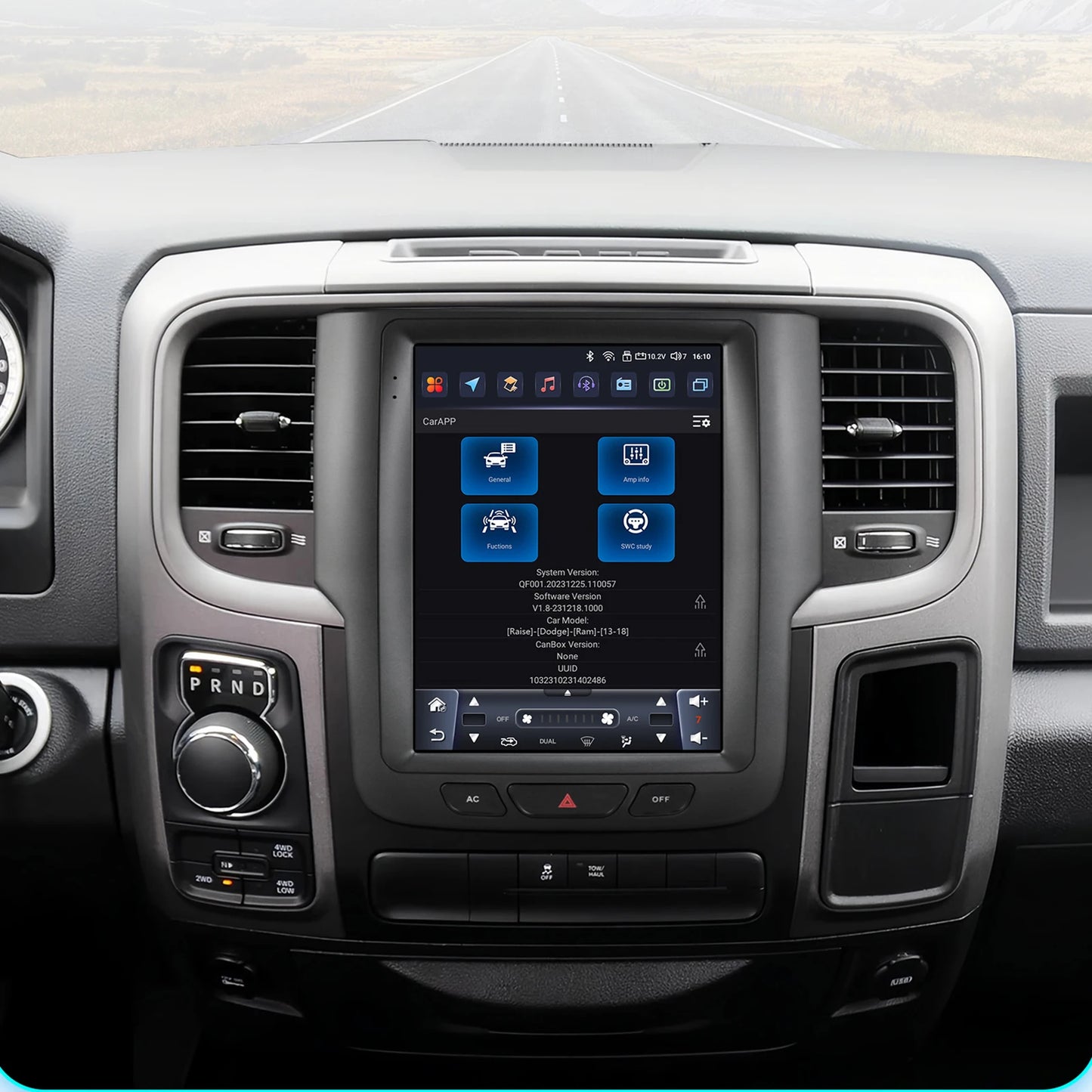 9.7" Tesla-Style Android Multimedia Screen — Dodge RAM 1500/2500/3500 (2013-2018)
