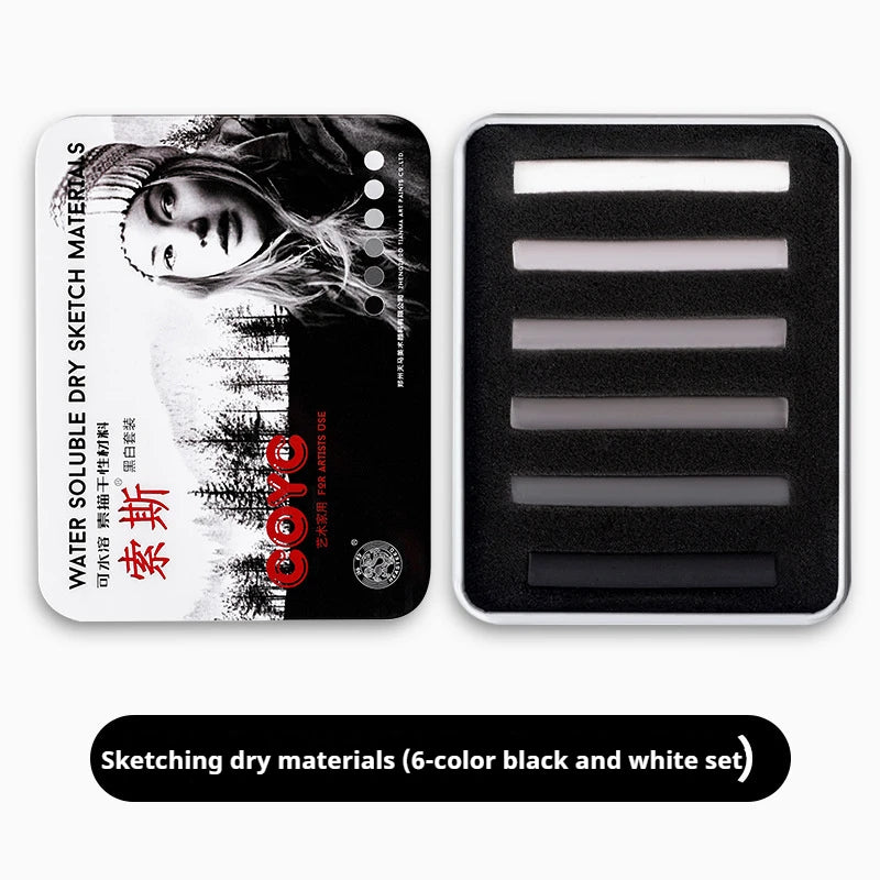 Sketch Toner Dry Wet Sketching Graphite Scribble Charcoal Powder Carbon Powder Blendable Finest Pigment Soft Artists Pastels